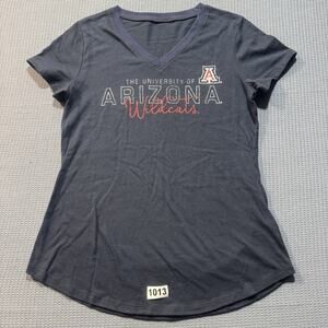 Arizona Wildcats Blue 84 Women's V-neck T-Shirt Women Sz M Pre-Owned Excellent